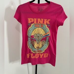 Pink Floyd Oddpeople by RKB Pink Cotton Tee